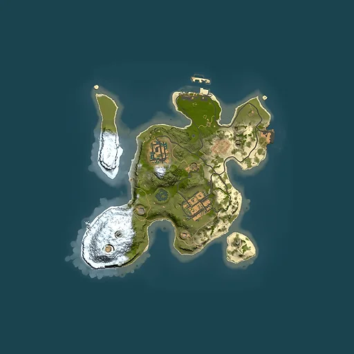 Rust map seed 1345032707, 2000x2000m top-down preview