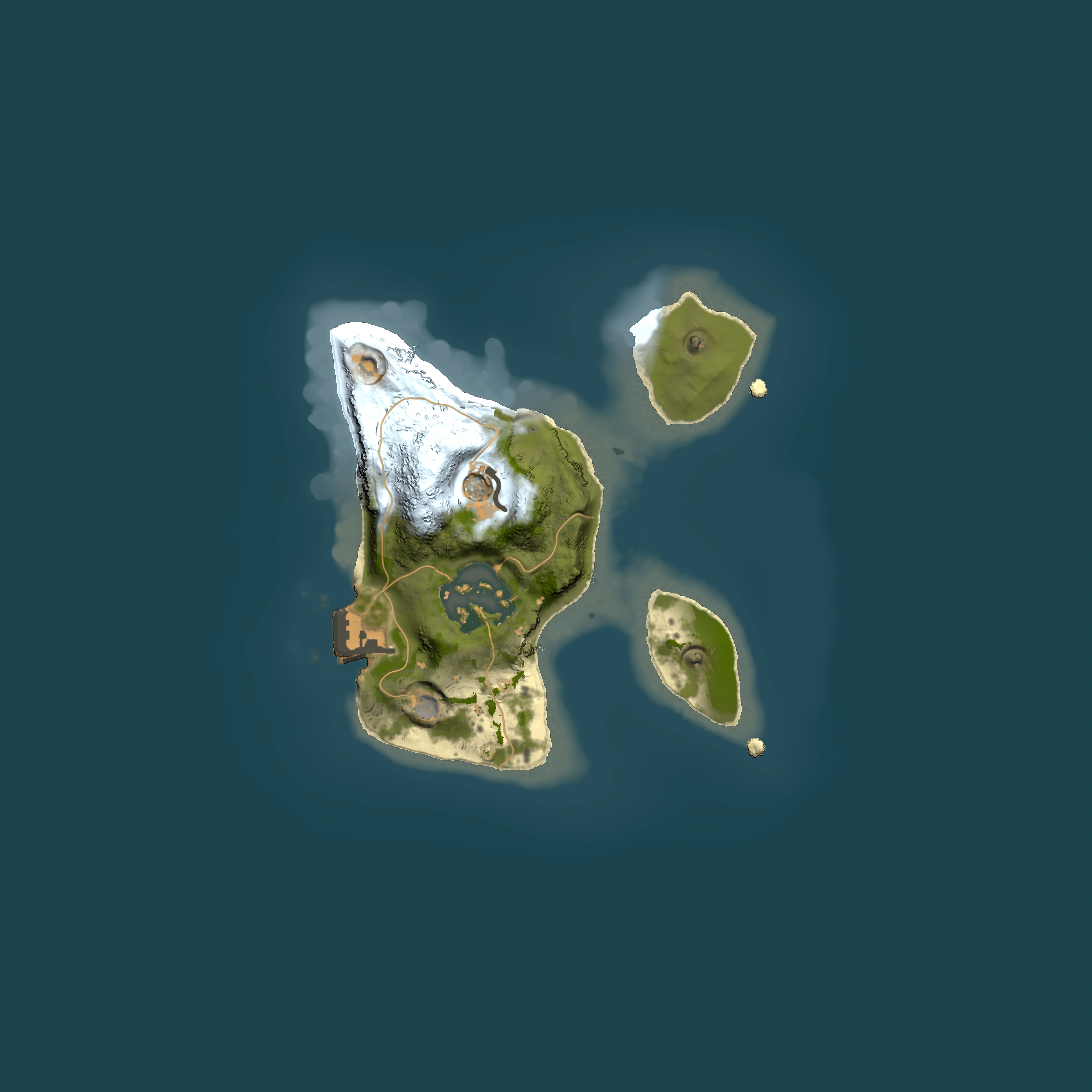 Full top-down render of Rust map seed 1652974630, 1500x1500m