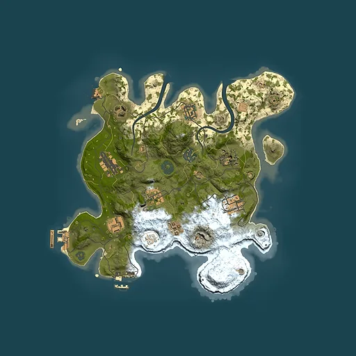 Rust map seed 1726729382, 3000x3000m top-down preview