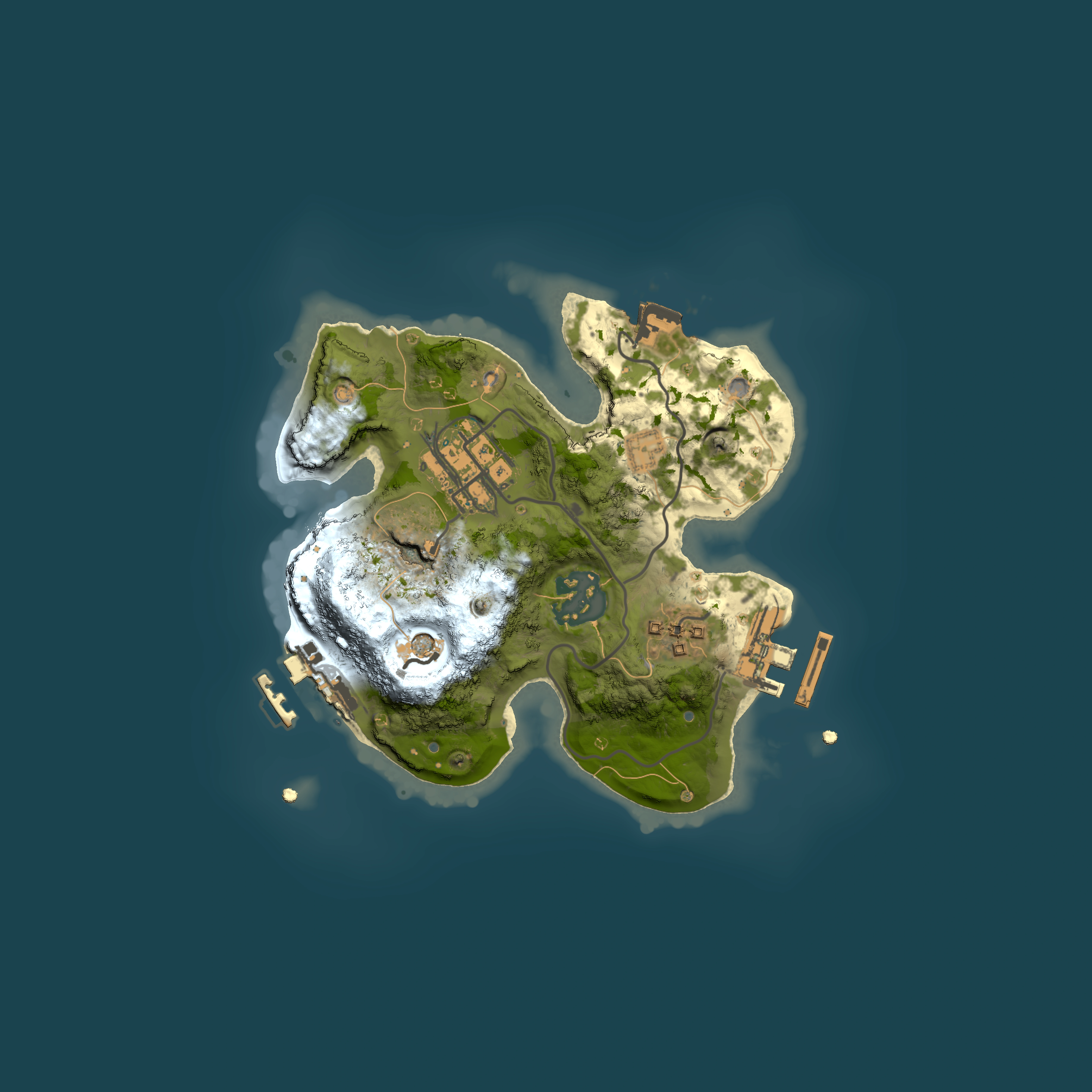 Full top-down render of Rust map seed 1516944461, 2000x2000m