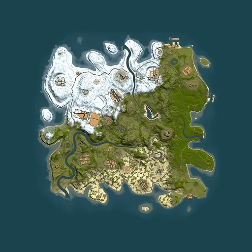 Rust map seed 1767857843, 4000x4000m top-down preview