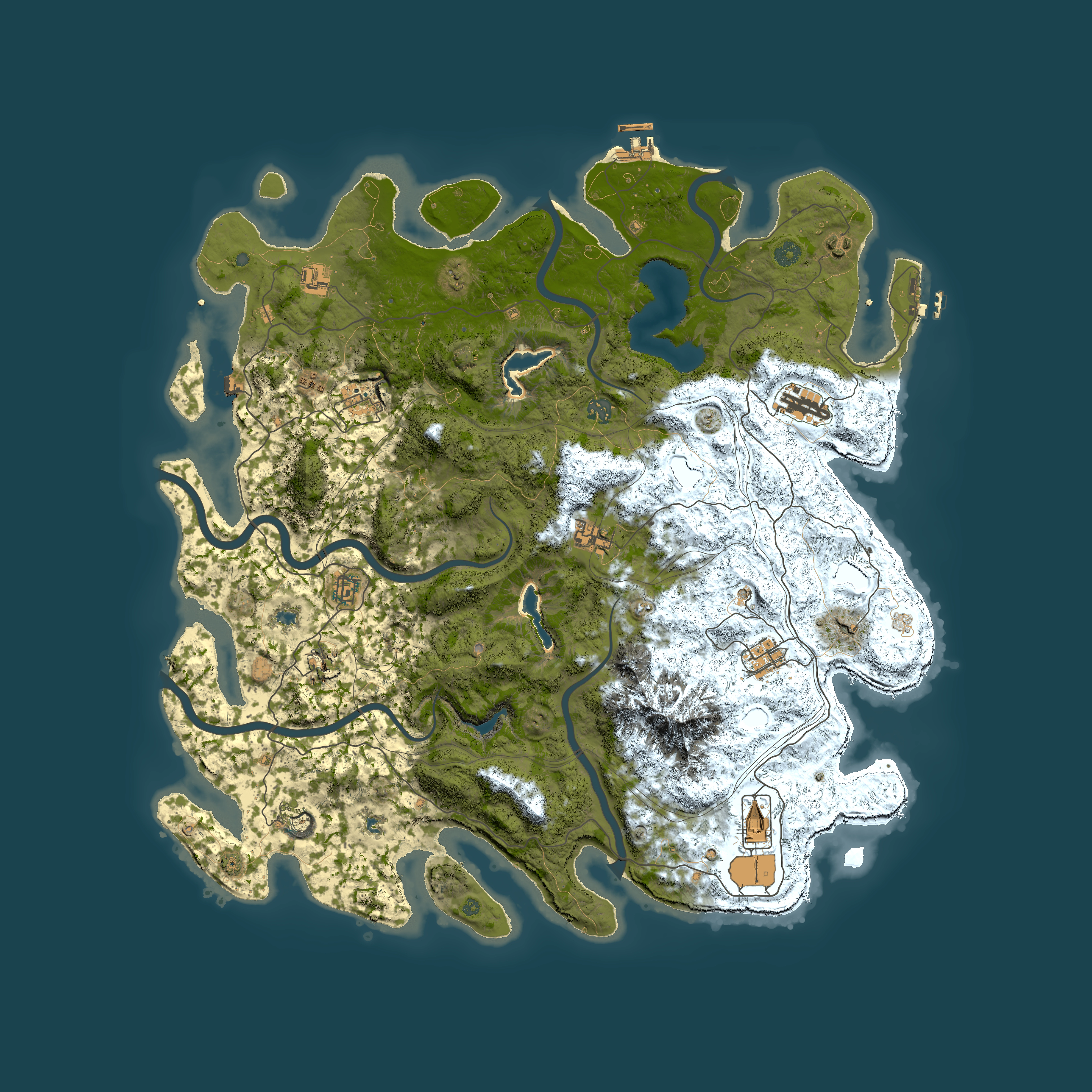 Full top-down render of Rust map seed 1769252531, 5000x5000m