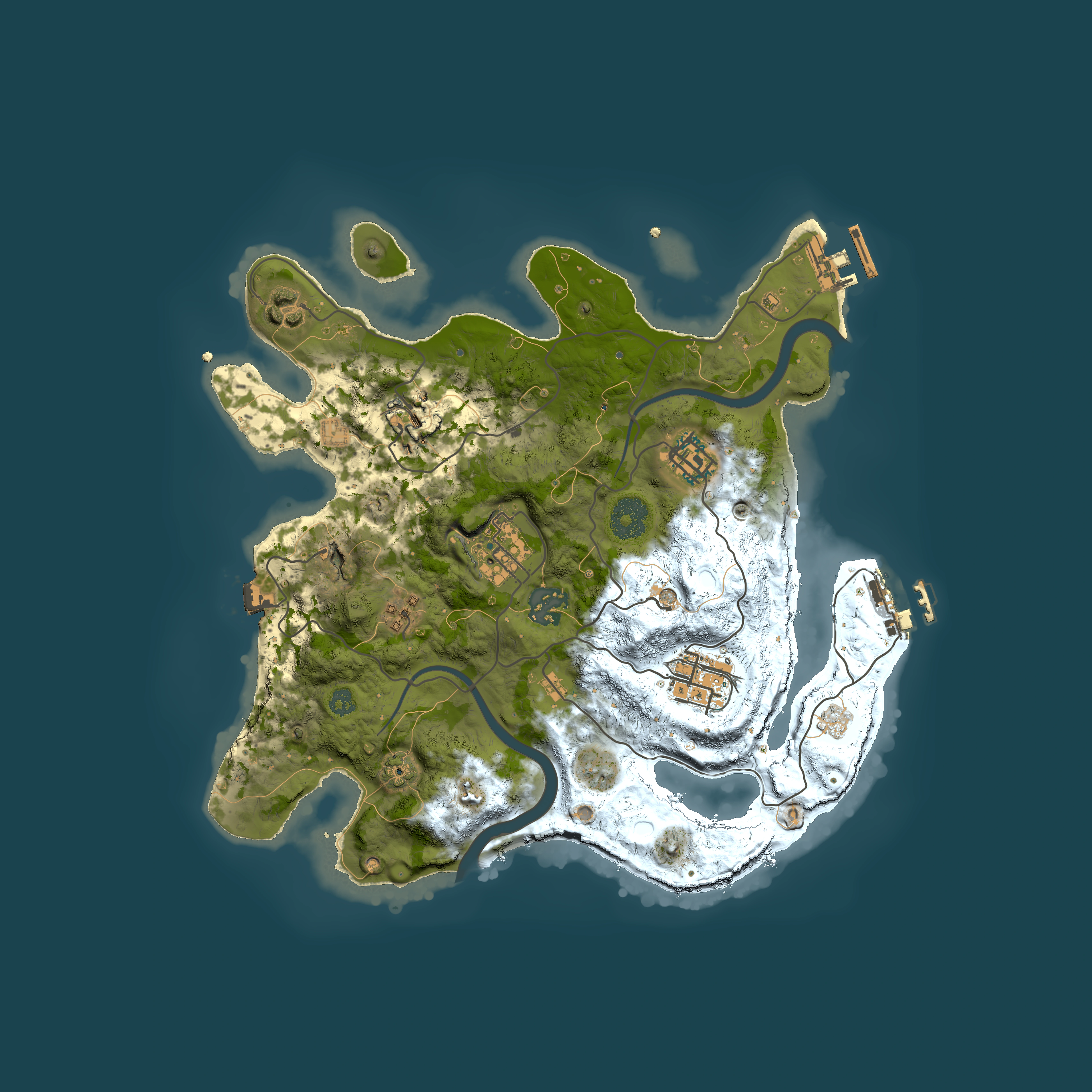 Full top-down render of Rust map seed 625897918, 3000x3000m
