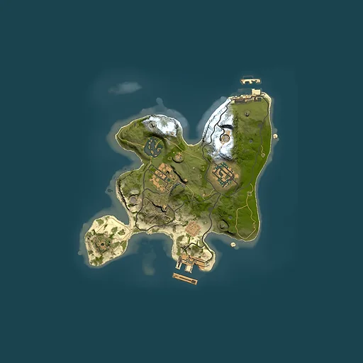 Rust map seed 607542749, 2000x2000m top-down preview