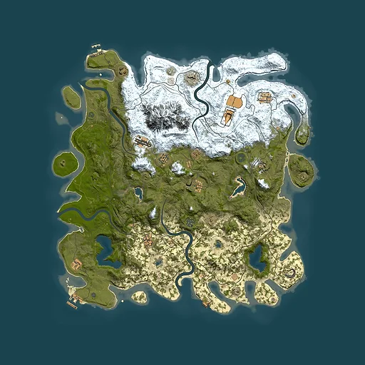 Rust map seed 507747784, 5000x5000m top-down preview