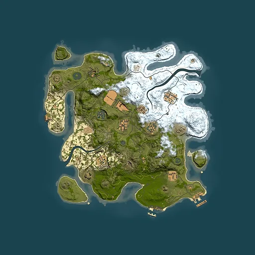 Rust map seed 1794279919, 3500x3500m top-down preview