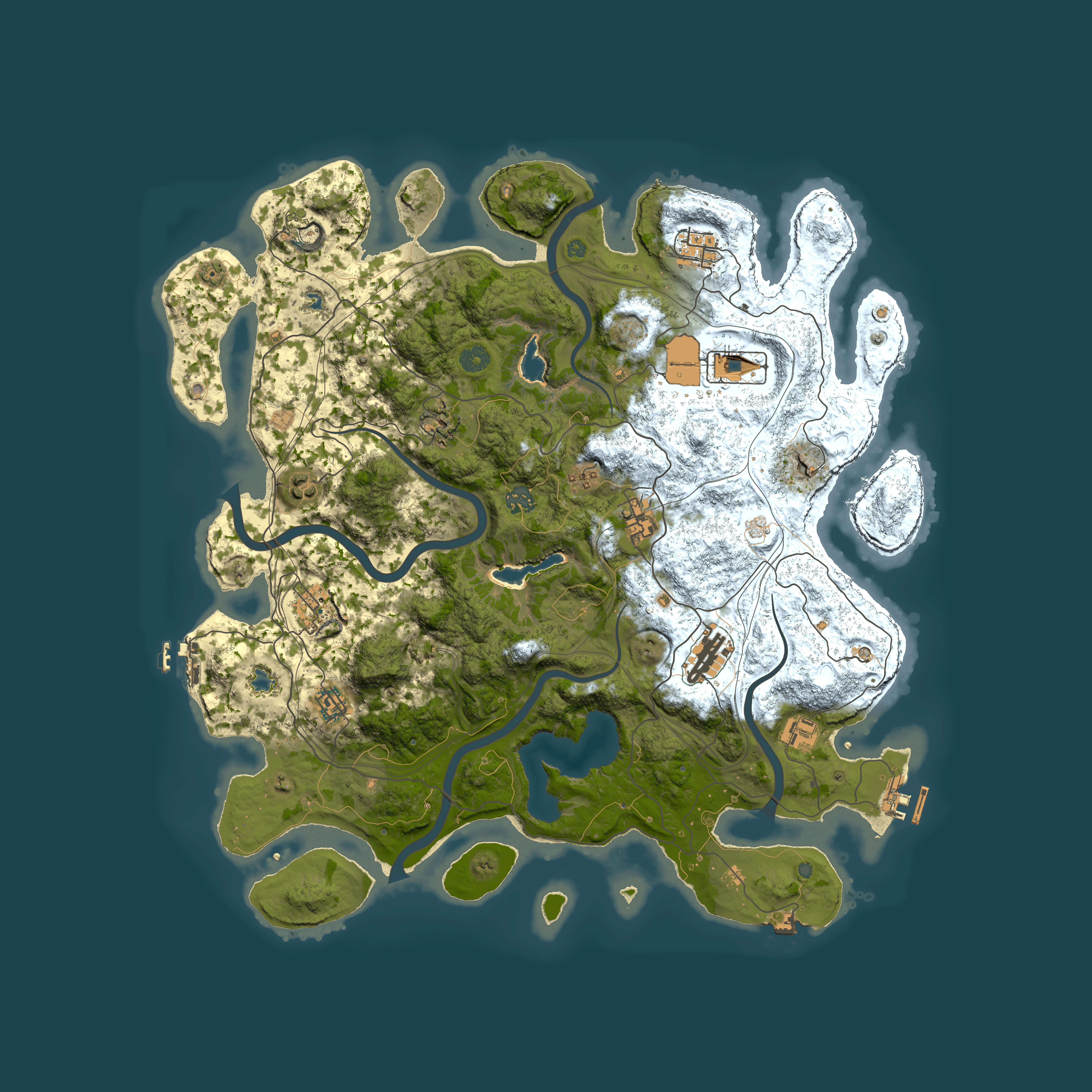 Full top-down render of Rust map seed 459709447, 4500x4500m
