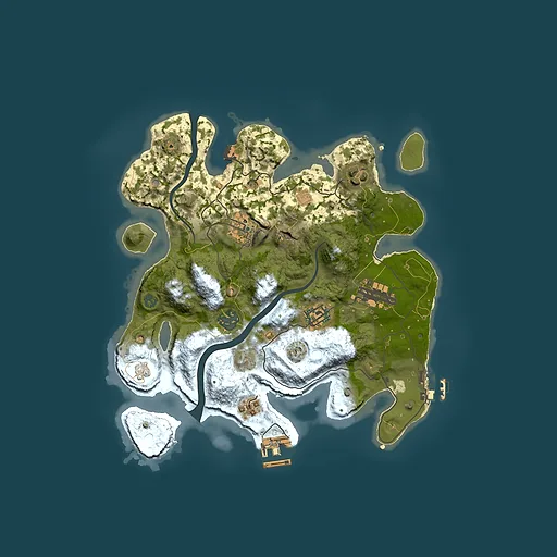 Rust map seed 2120032464, 3000x3000m top-down preview