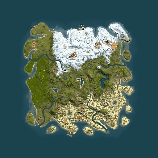 Rust map seed 1471128923, 4500x4500m top-down preview