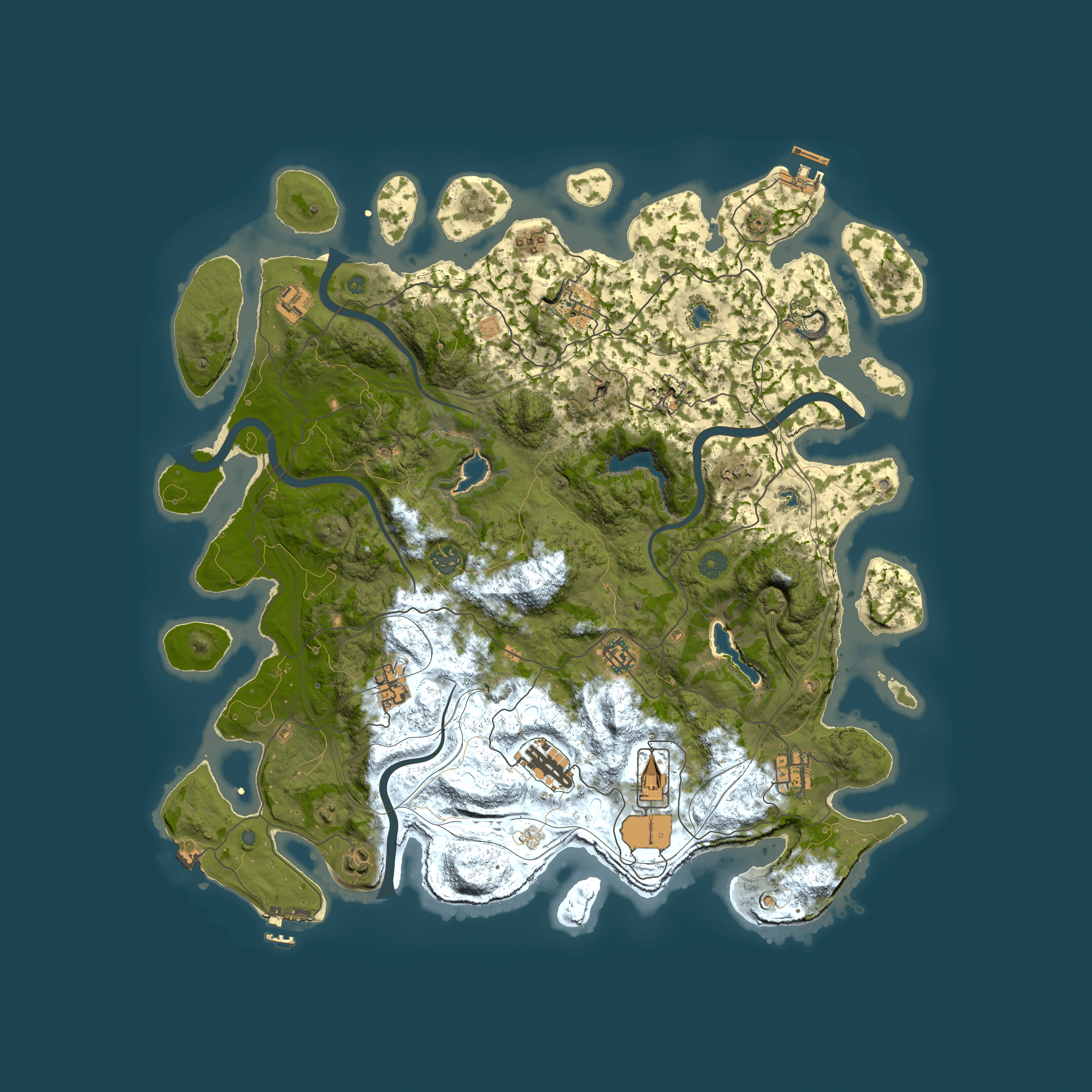 Full top-down render of Rust map seed 1082509869, 4500x4500m
