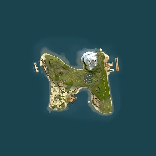 Rust map seed 847438248, 1500x1500m top-down preview