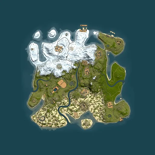 Rust map seed 714728749, 3500x3500m top-down preview