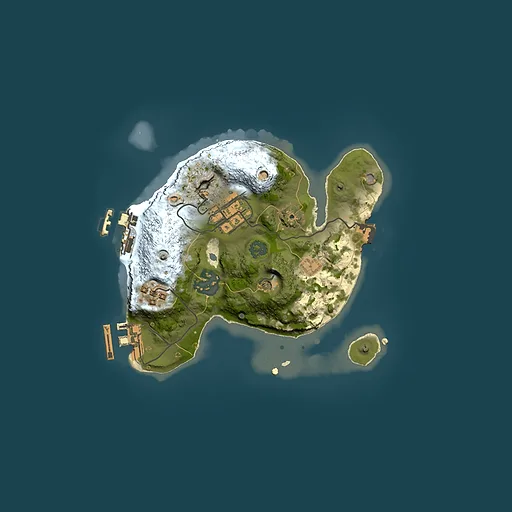 Rust map seed 872156123, 2000x2000m top-down preview