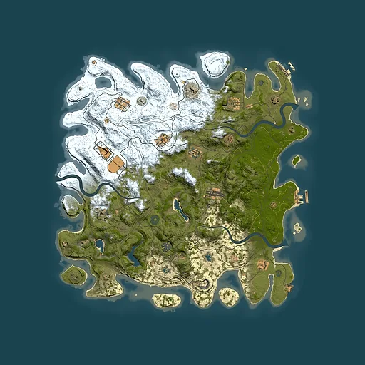 Rust map seed 1035608714, 4500x4500m top-down preview