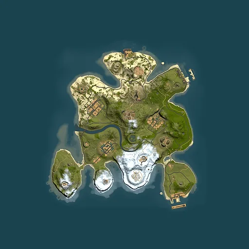 Rust map seed 1899798285, 2500x2500m top-down preview