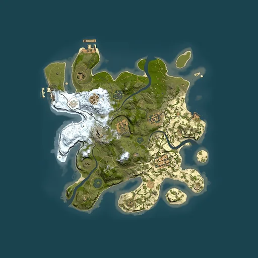 Rust map seed 210082184, 3000x3000m top-down preview