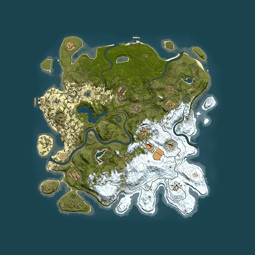 Rust map seed 910473506, 4500x4500m top-down preview