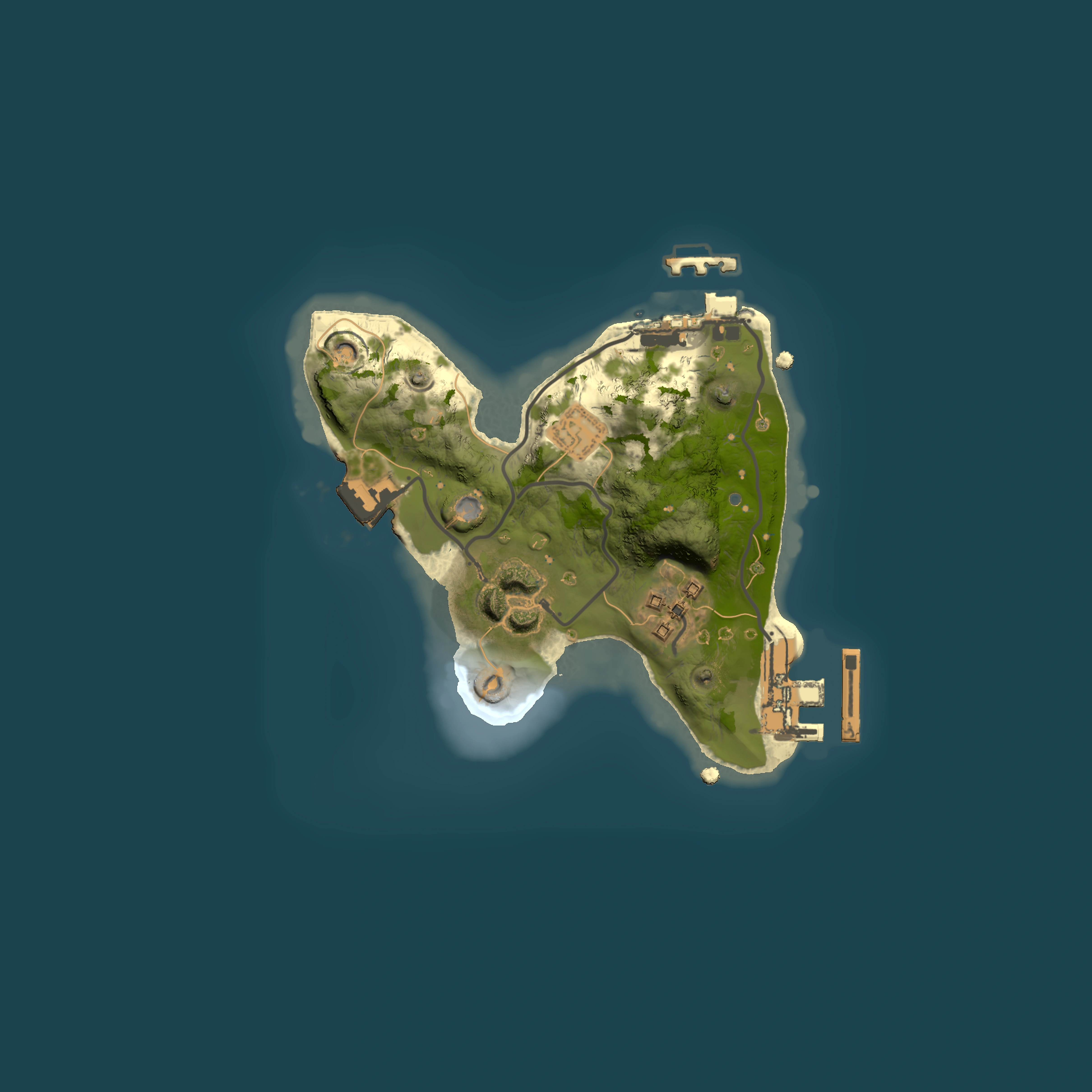 Full top-down render of Rust map seed 251088072, 1500x1500m