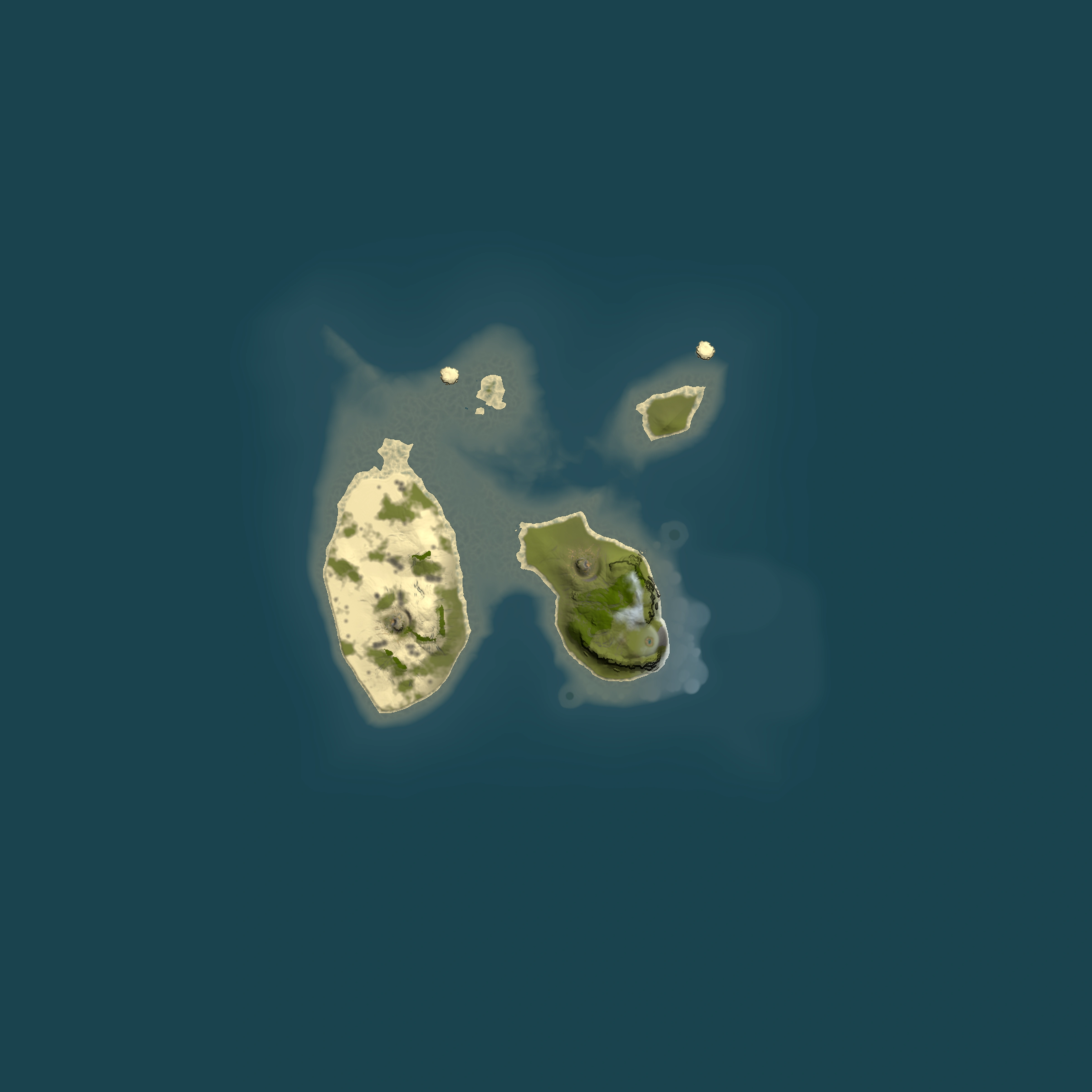 Full top-down render of Rust map seed 1562264649, 1500x1500m