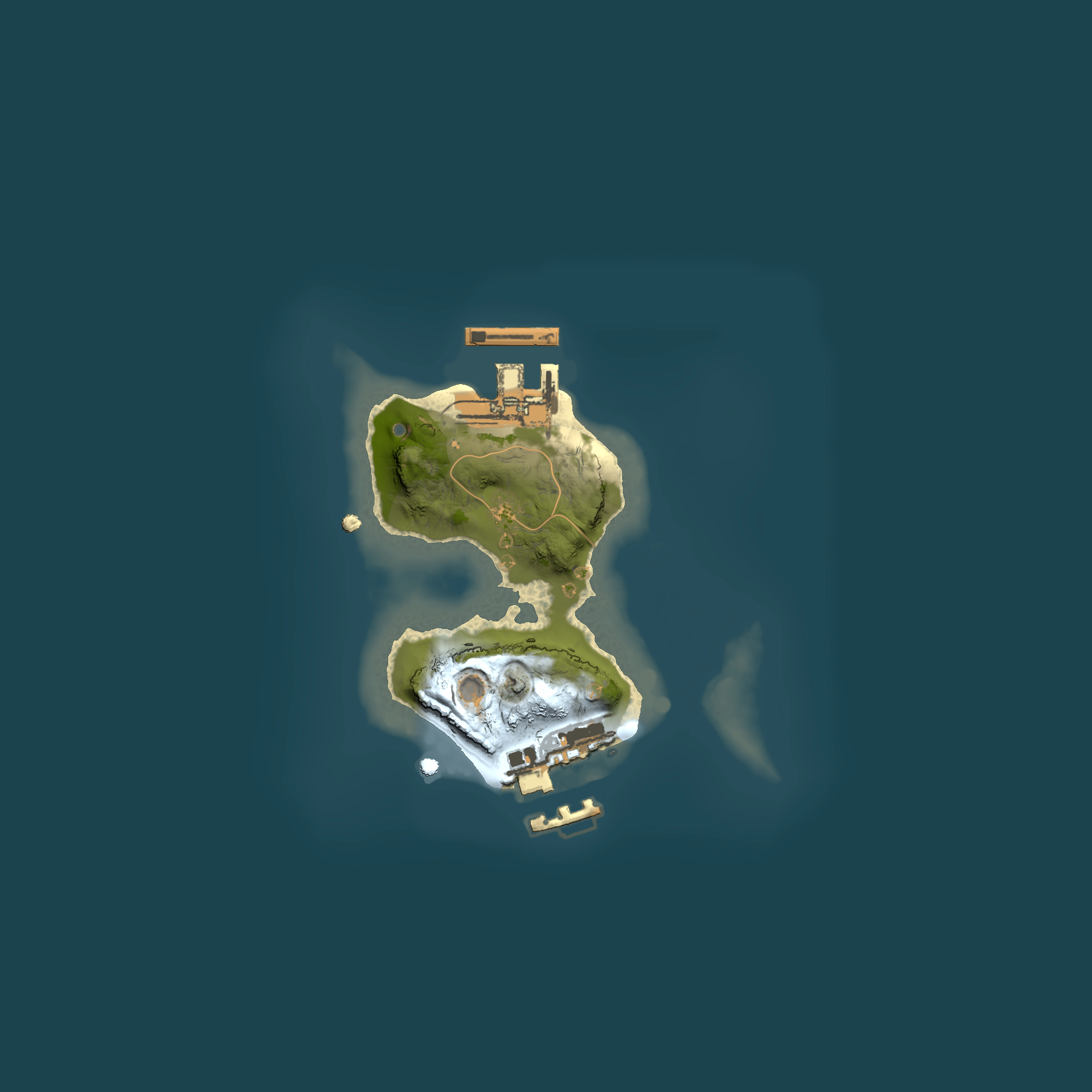 Full top-down render of Rust map seed 933524954, 1500x1500m