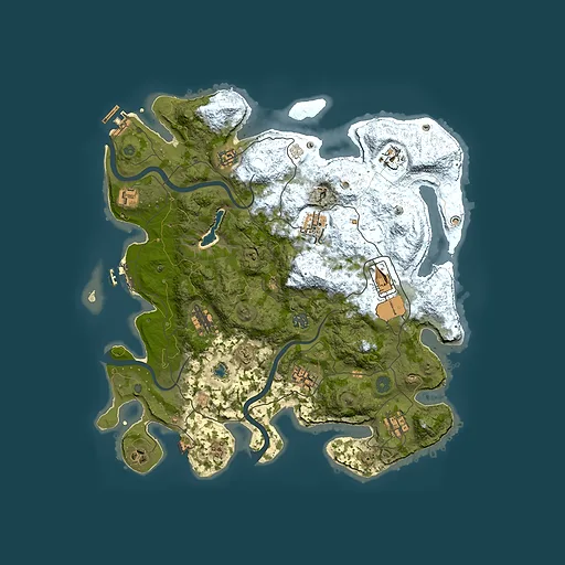 Rust map seed 1208667302, 4000x4000m top-down preview