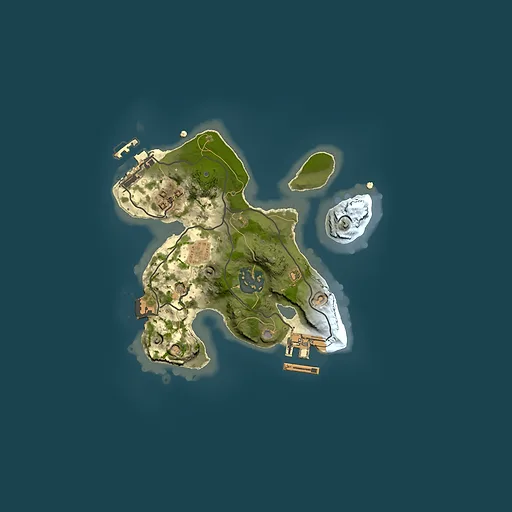 Rust map seed 715234361, 2000x2000m top-down preview