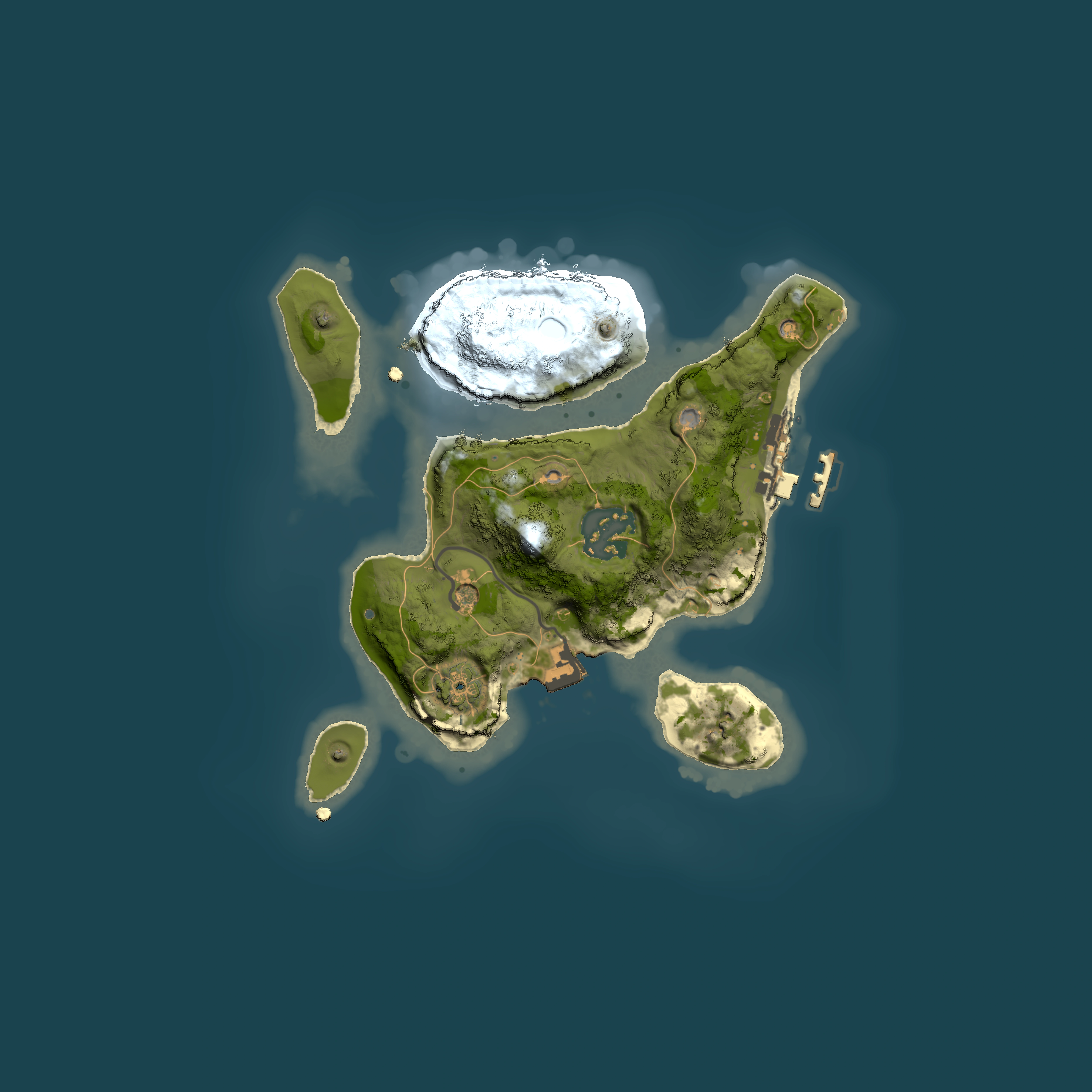 Full top-down render of Rust map seed 1797802923, 2000x2000m