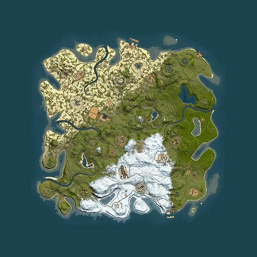 Rust map seed 1125251004, 4500x4500m top-down preview