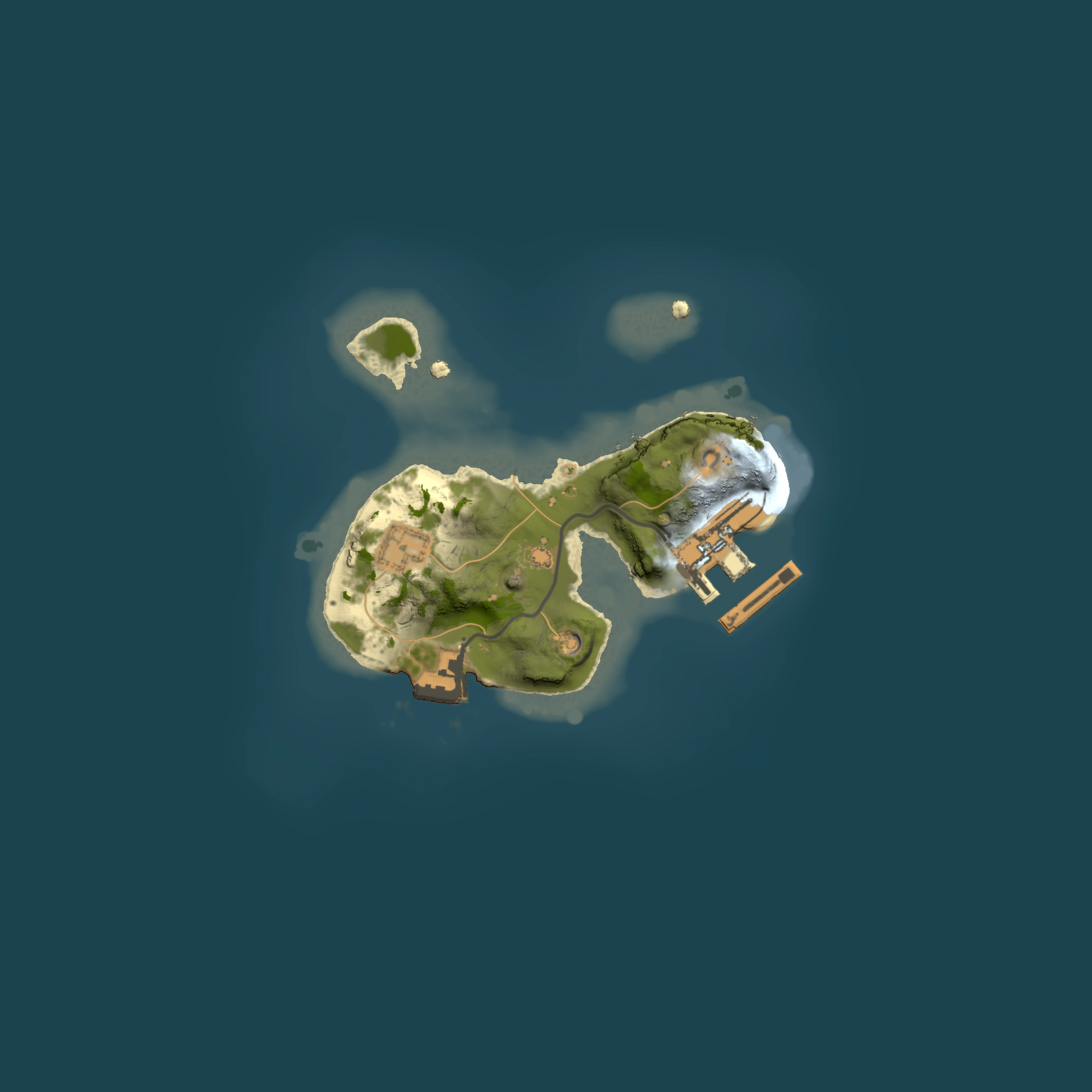 Full top-down render of Rust map seed 857373936, 1500x1500m