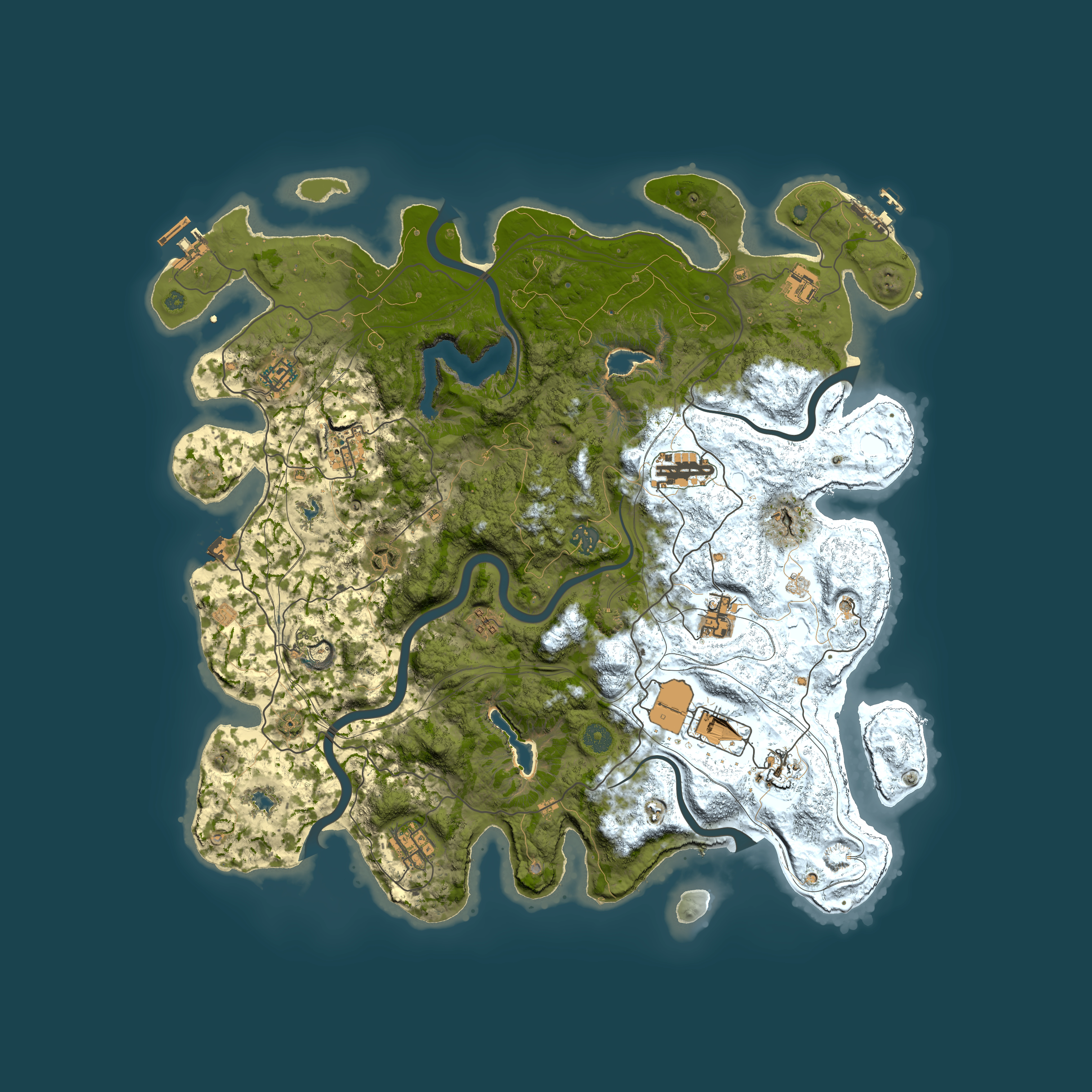 Full top-down render of Rust map seed 1097920130, 4500x4500m