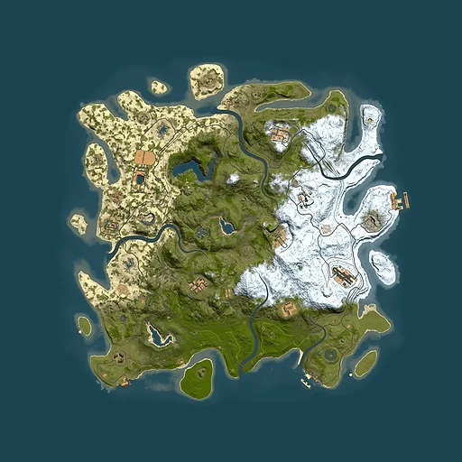 Rust map seed 1919821997, 4500x4500m top-down preview