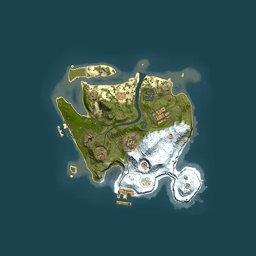 Rust map seed 748936405, 2500x2500m top-down preview