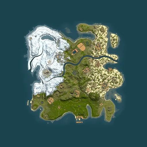 Rust map seed 260002296, 3500x3500m top-down preview