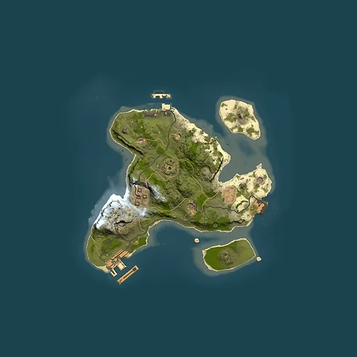 Rust map seed 1313021453, 2000x2000m top-down preview