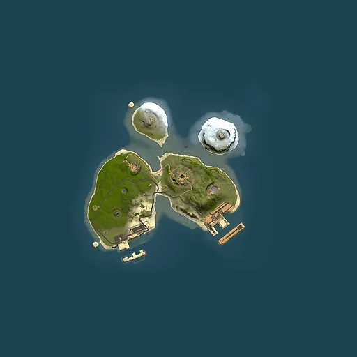 Rust map seed 1105214970, 1500x1500m top-down preview