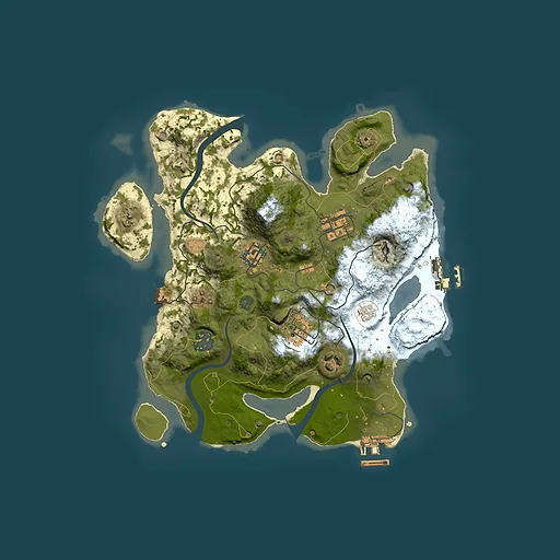 Rust map seed 1752808870, 3000x3000m top-down preview
