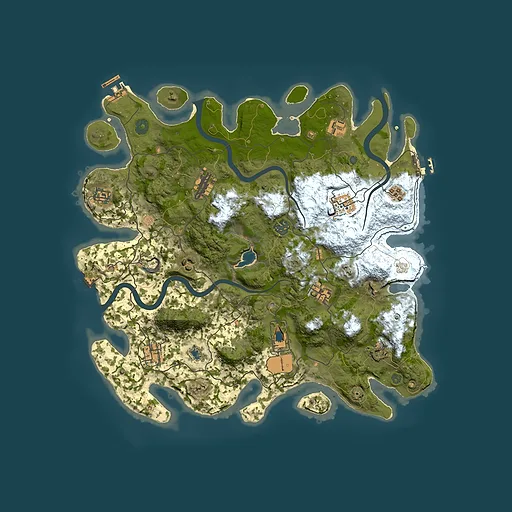 Rust map seed 1189612755, 4000x4000m top-down preview