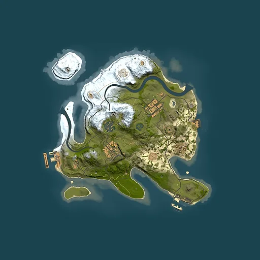 Rust map seed 200527109, 2500x2500m top-down preview