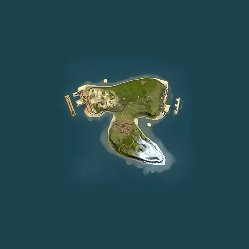 Rust map seed 1045588205, 1500x1500m top-down preview