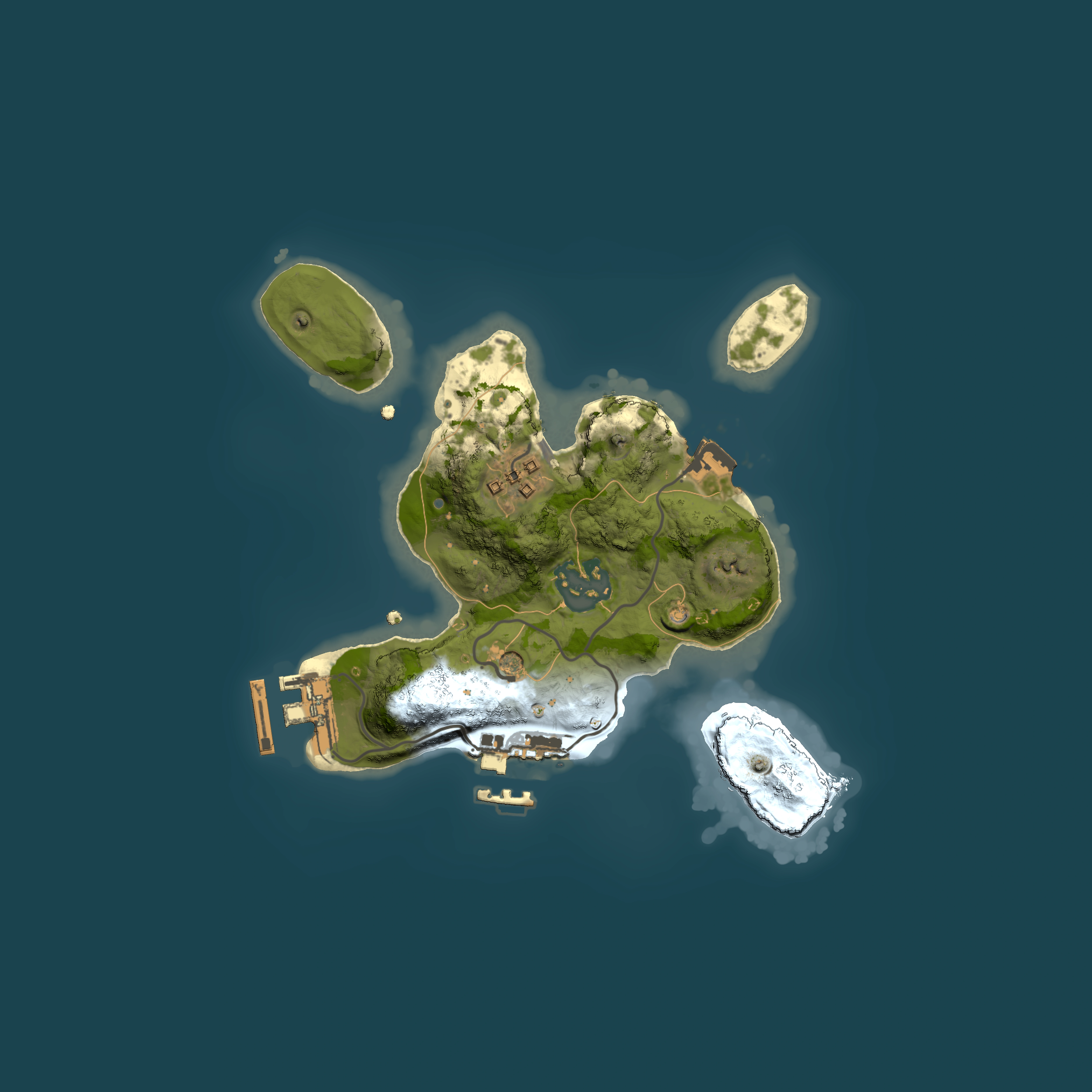 Full top-down render of Rust map seed 22754948, 2000x2000m