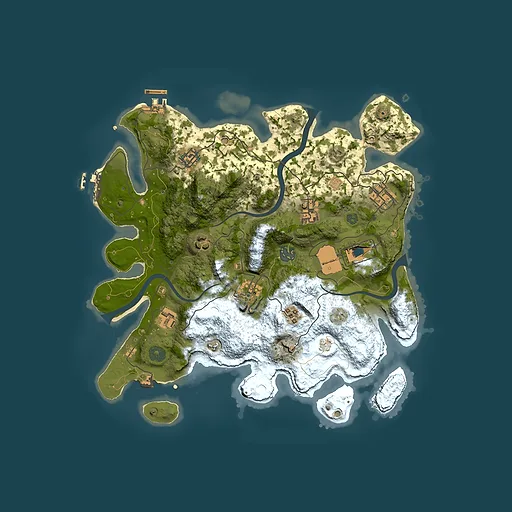 Rust map seed 44189751, 3500x3500m top-down preview