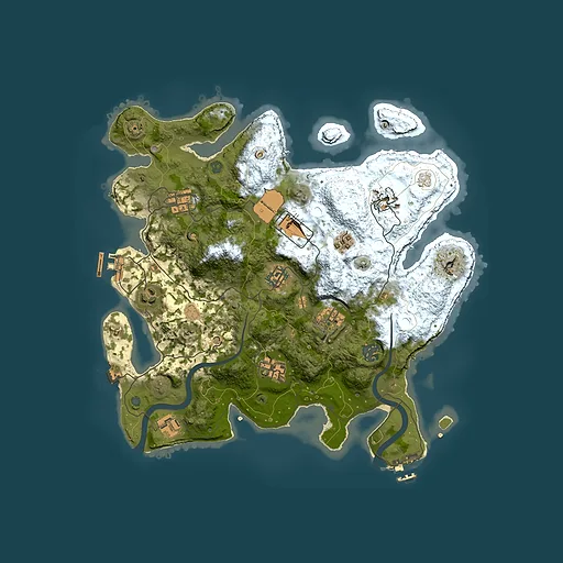 Rust map seed 1937340680, 3500x3500m top-down preview