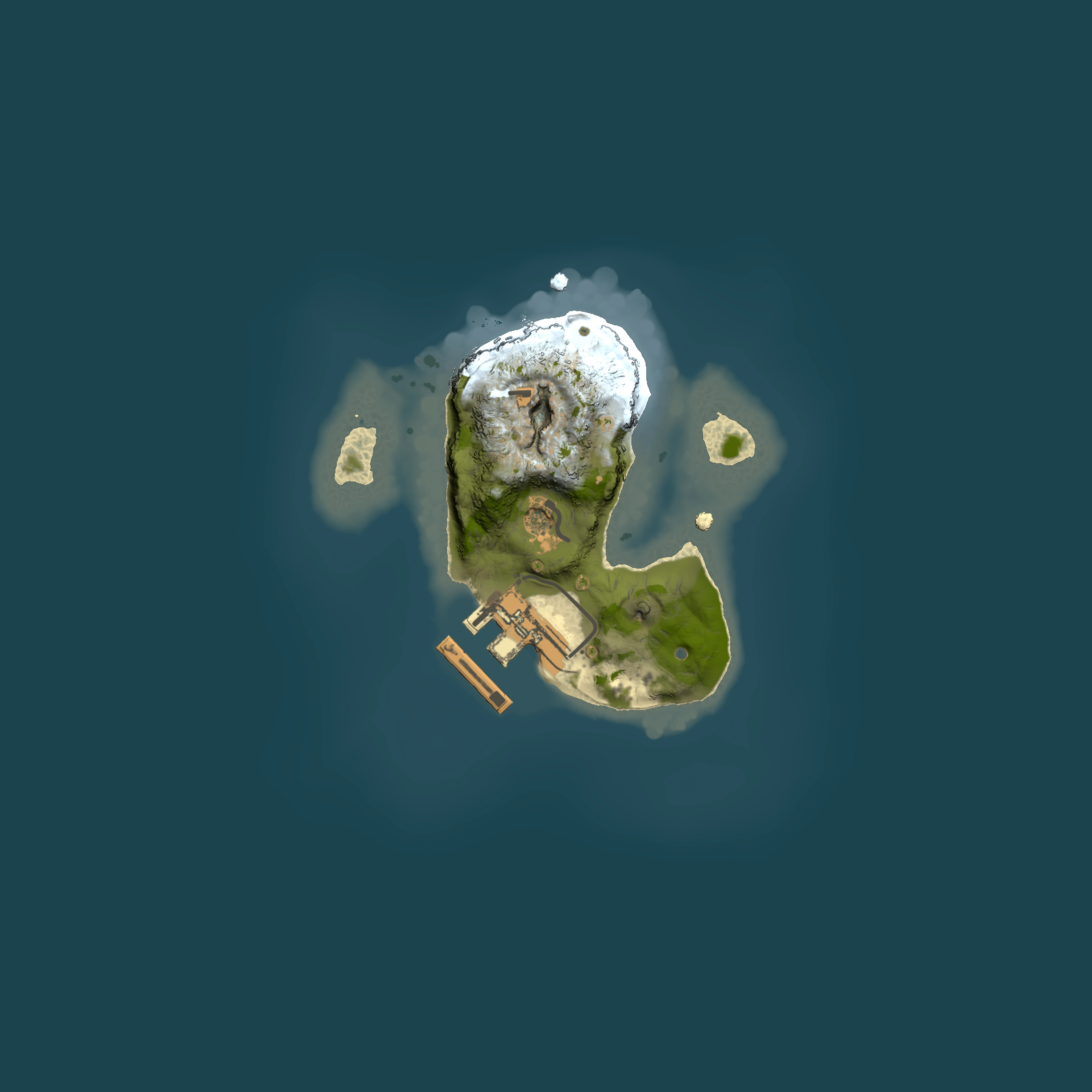 Full top-down render of Rust map seed 1022154083, 1500x1500m