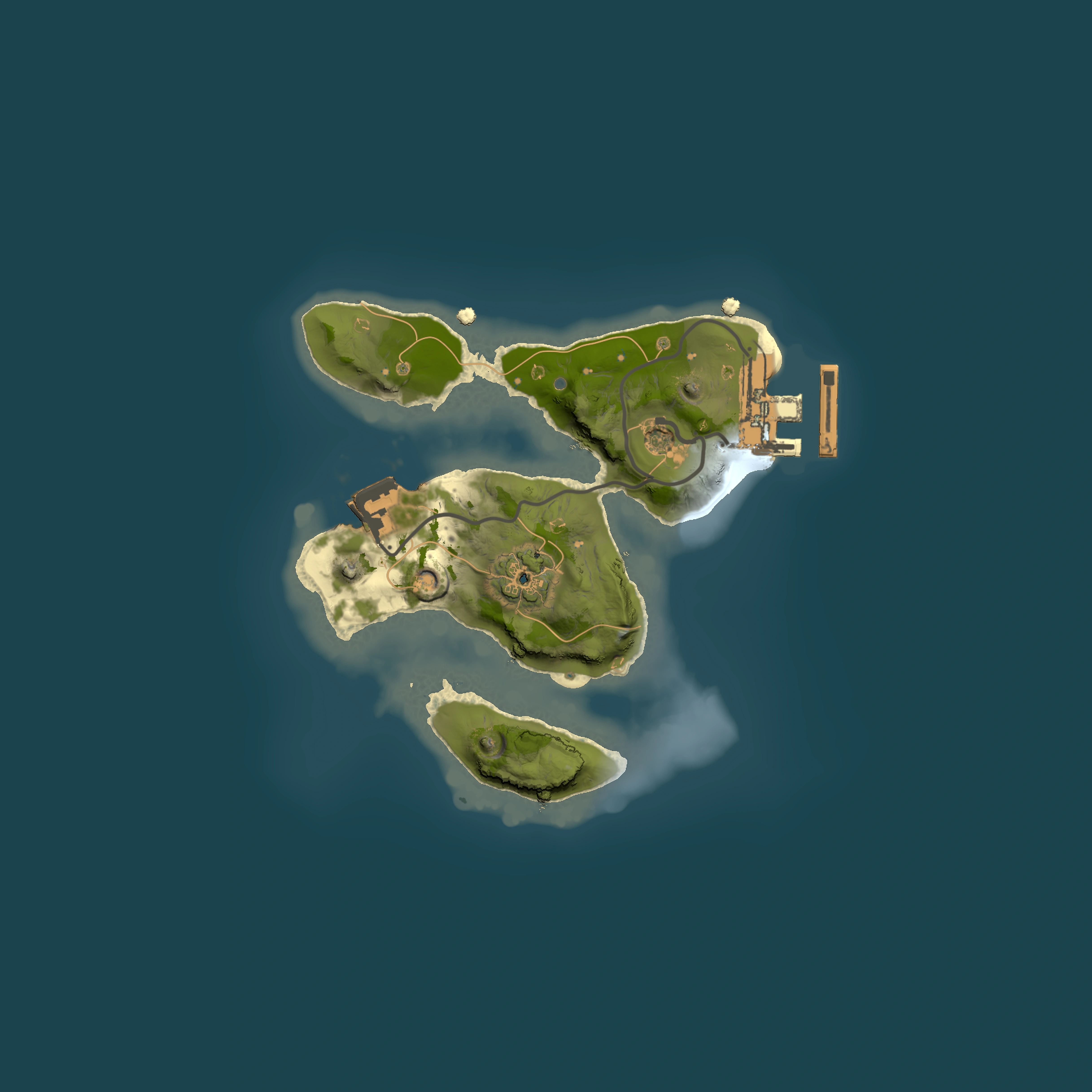 Full top-down render of Rust map seed 1802393251, 1500x1500m