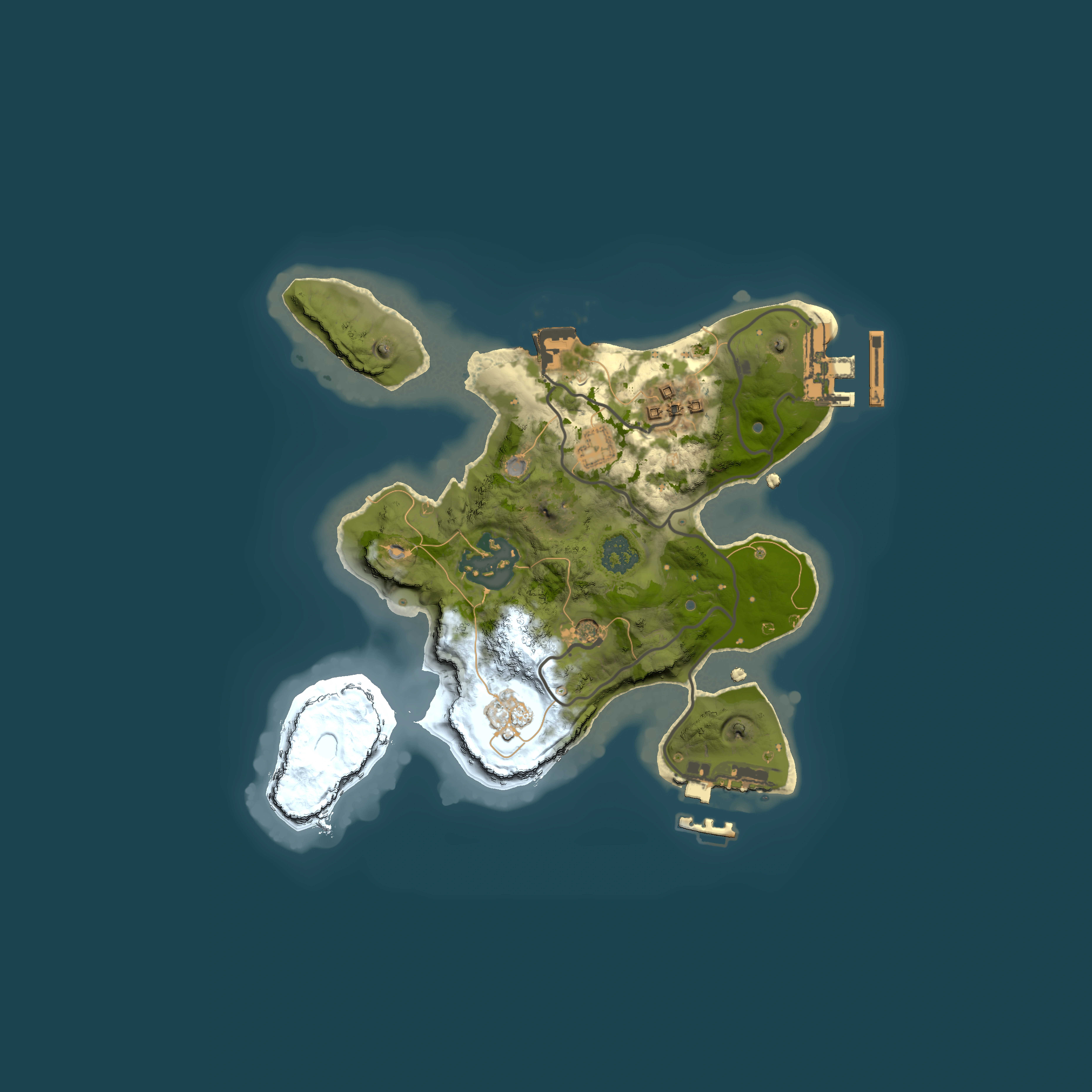 Full top-down render of Rust map seed 2137771918, 2000x2000m
