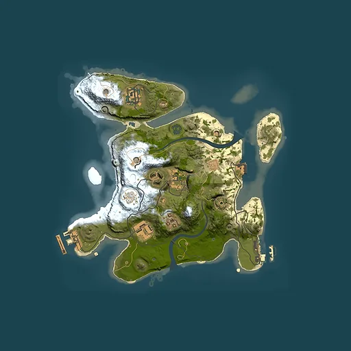 Rust map seed 575678024, 2500x2500m top-down preview