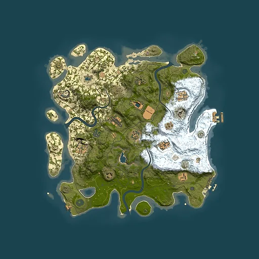 Rust map seed 756332469, 4000x4000m top-down preview