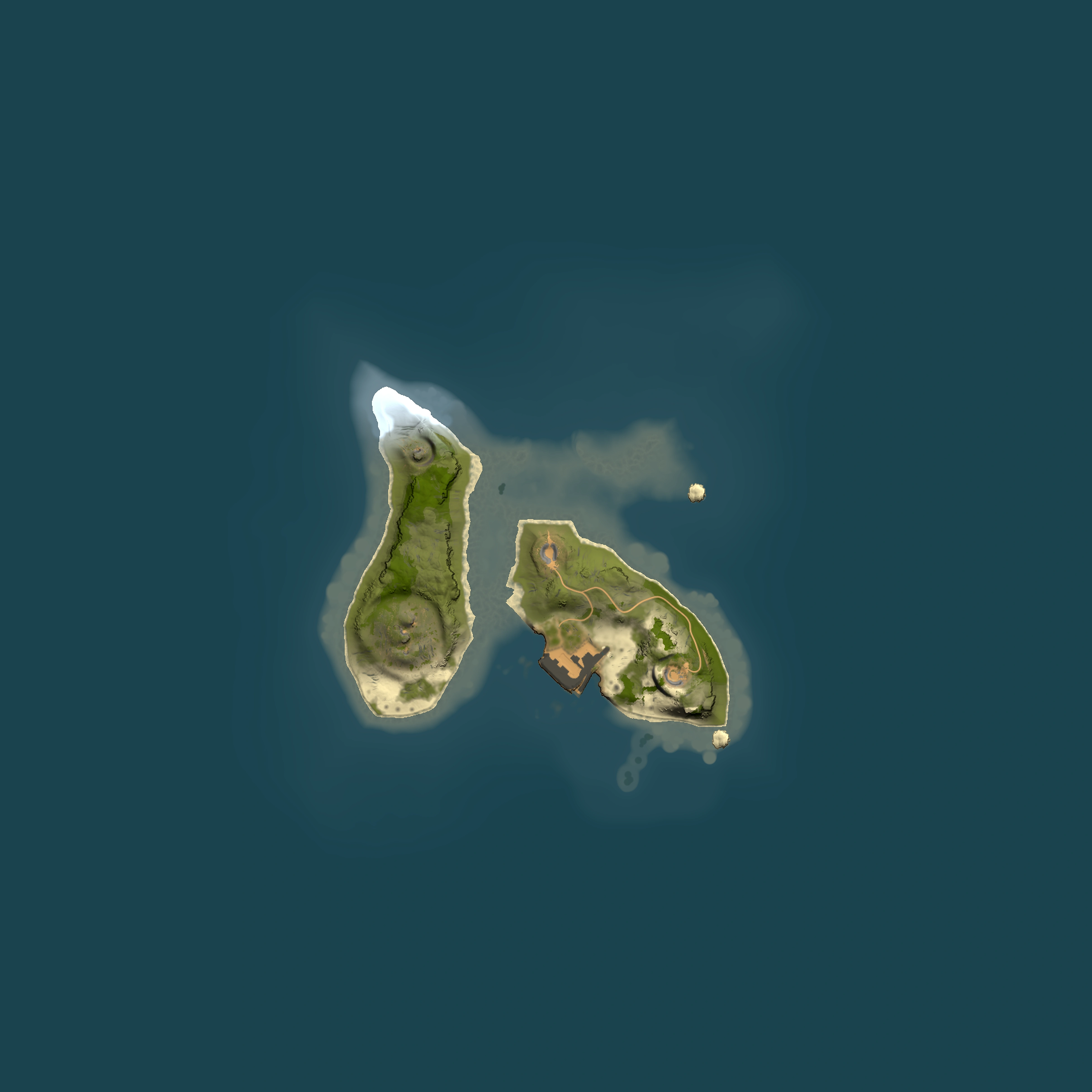 Full top-down render of Rust map seed 928640843, 1500x1500m