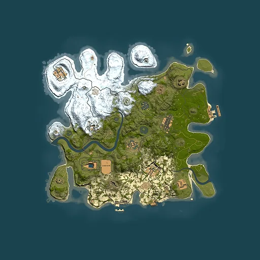 Rust map seed 1572672961, 3500x3500m top-down preview