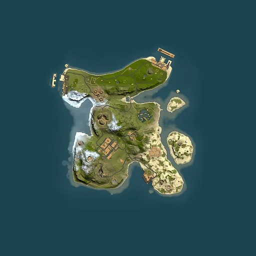 Rust map seed 1269424501, 2000x2000m top-down preview